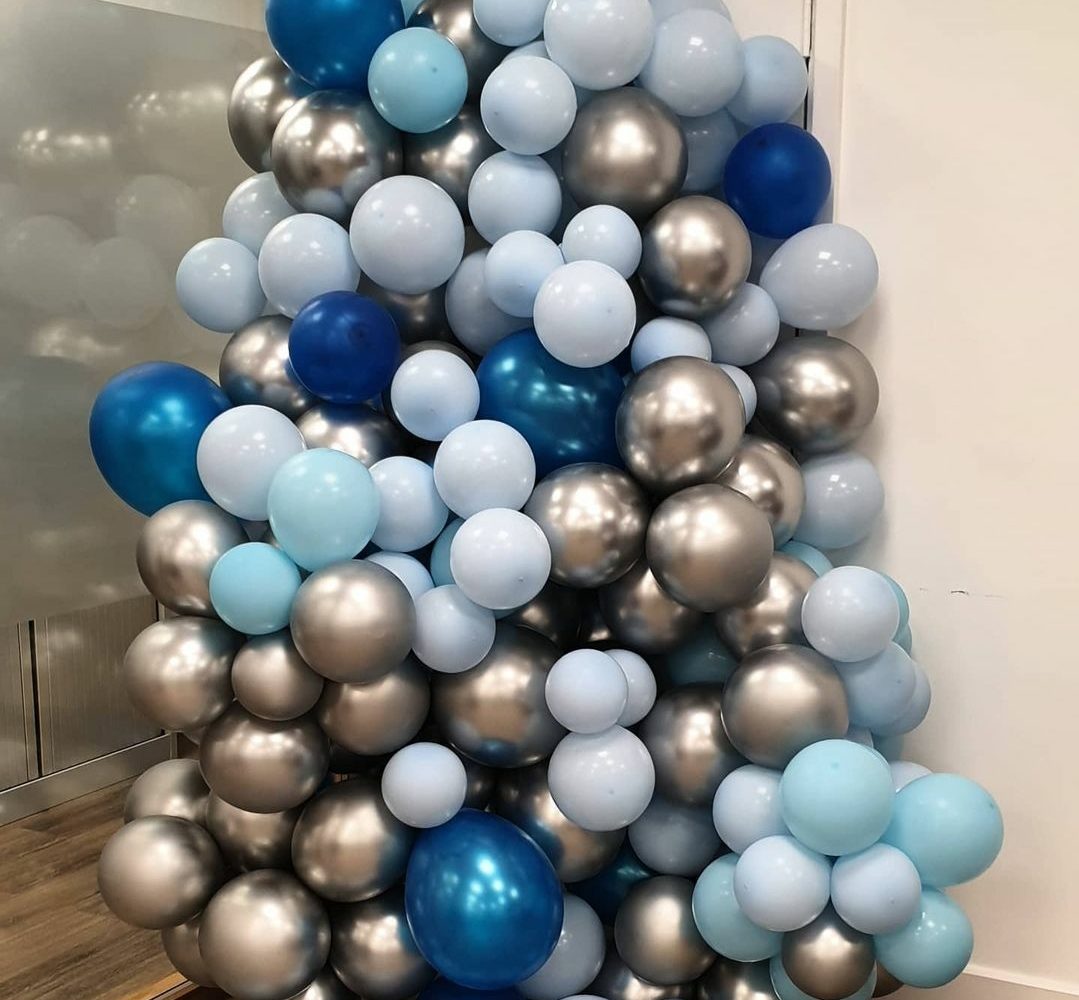 Metallic Balloon installation